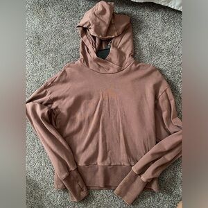 Cropped Hooded Sweatshirt